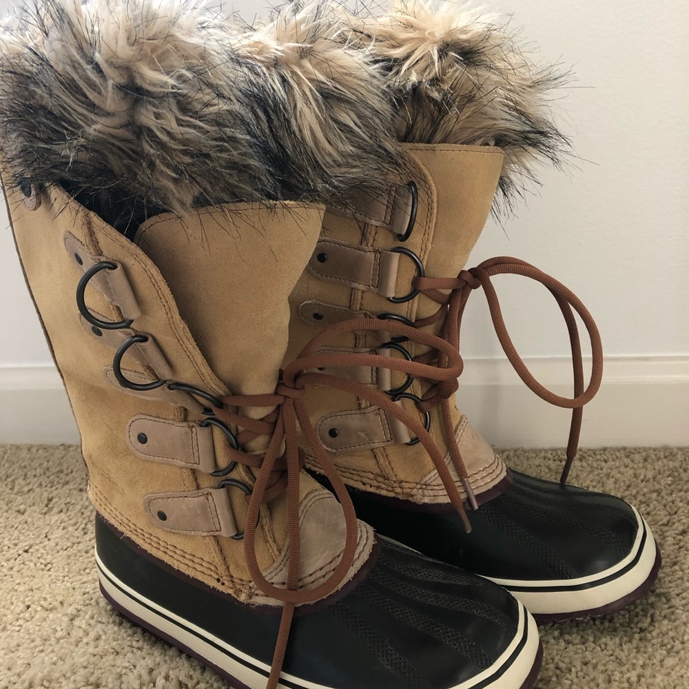 SOREL Joan of Arctic Winter Snow Boot Size 8 EUC